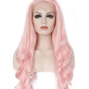 Accessories | Mia Cotton Candy Pink 26 Lace Front Wig Nwt 